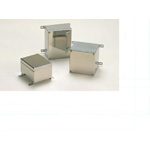 Small Waterproof and Dustproof Stainless Steel Box with External Mounting Feet. (screw type), KLB Series