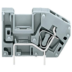 Modular PCB terminal block with potential commoning