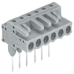 Female connector for rail-mount terminal blocks, angled 232