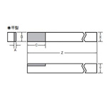 Precise Automatic Lathe Tool - Flat Type 7.0-150-B-HT110