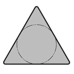60° Triangle Positive without Hole TPGR○○-B "Medium Finishing" TPGR110308R-B-TN60