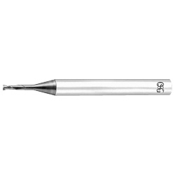 2-Flute, Long Neck Short Type for Copper / Aluminum Alloy / Plastic, CRN-LN-EDS  CRN-LN-EDS-2.5X17.5