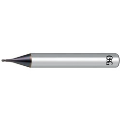 2-Flute, Pencil Short Neck, Ball End (High Precision Type) FX-PCS-EBD-6 FX-PCS-EBD-6-R0.15X2X1