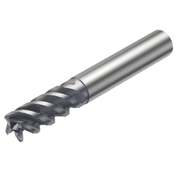 CoroMill Plura End Mill R216 (Hardness 48 HRC or less), for Rough Machining and Medium Finishing