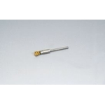 Cylindrical Brush With Miniature Brass Shaft, Wire Diameter 0.15 mm, Shaft Diameter 3 mm