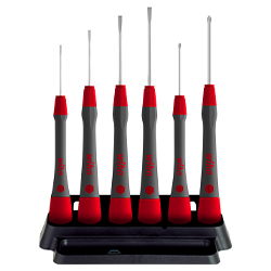 Fine Screwdriver Set PicoFinish®, Slotted, Phillips, 7 Pieces in Holder