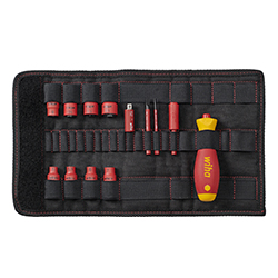 Screwdriver and Nut Driver Insert 1/4" Set slimVario® Electric, Mixed, 14 Pieces in Folding Bag
