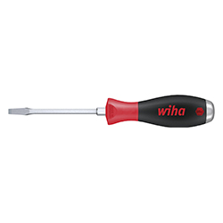 Screwdriver SoftFinish®, Slotted with One-Piece Hexagonal Blade and Solid Steel Cap