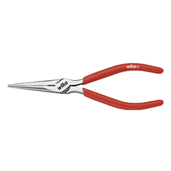 Classic Precision Mechanic's Needle-Nose Pliers, with Cutting Edge and Opening Spring in Straight Shape