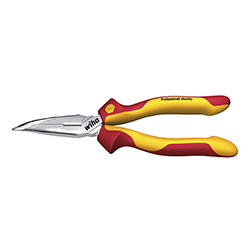 Needle-Nose Pliers, Professional Electric, with Cutting Edge Curved Shape, Approx. 40° 26729