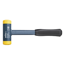 Soft-Faced Hammer Dead-Blow, Medium Hard with Steel Tube Handle, Round Hammer Face