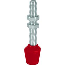 Clamp Accessories - Flat-Tip Bonded Neoprene Spindle