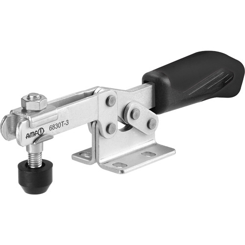 Horizontal Toggle Clamp with Black Handle, 6830T