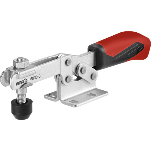 Horizontal Toggle Clamp with Red Handle, 6830