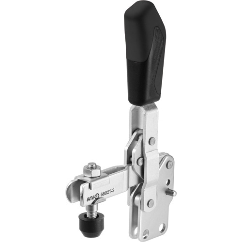 Vertical Toggle Clamp with Black Handle, 6802T