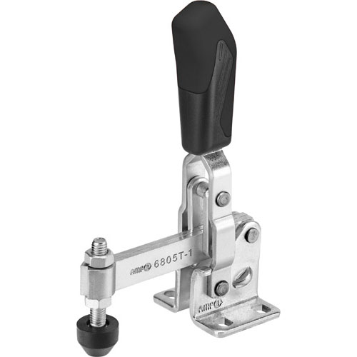 Vertical Toggle Clamp with Black Handle, 6805T
