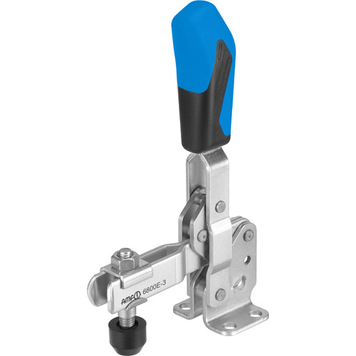 Vertical Toggle Clamp with Blue Handle, 6800E