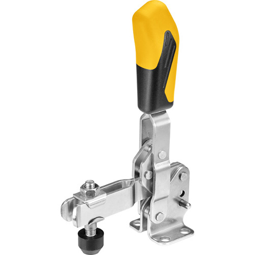 Vertical Toggle Clamp with Yellow Handle, 6800NIY