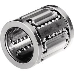 Linear ball bearings / stainless steel, steel / open ball recirculation / R0658