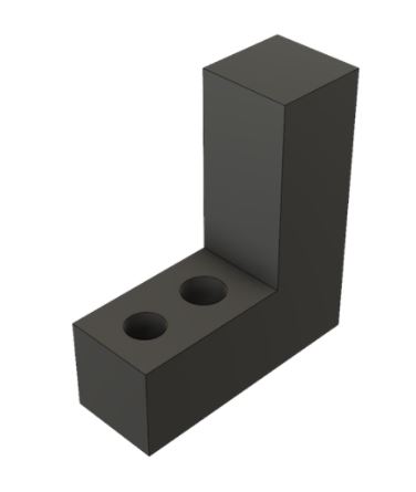NAAMS NC Blocks - L-Shaped, 3/4 Hole, ANL Series
