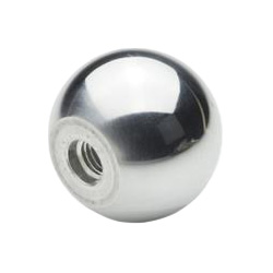 Ball knobs Steel, Aluminum 319-AL-25-M6-C