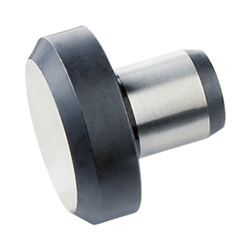 Support pins / round / chamfered flat head / press-fit spigot / DIN 6321