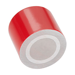 Retaining magnets with female thread