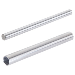 Retaining rods / tubes, round, Stainless Steel 480.1-D12-100-NI-LS