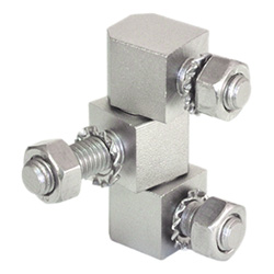 Corner hinges / screw bolts / stainless steel / GN 129.5 / GANTER
