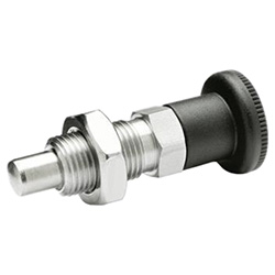 Stainless Steel-Indexing plungers / Plastic knob