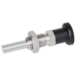 Stainless Steel-Indexing plungers, removable 817.8-8-12-BK-NI