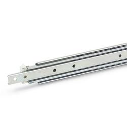 Telescopic slides, with double-sided full extension, load capacity up to 1380 N (GN 1426)