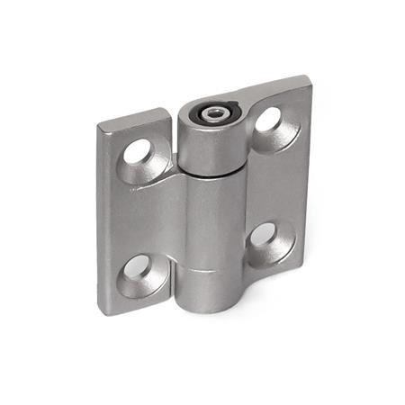Hinges, adjustable / stainless steel / GN 235
