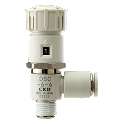 Speed Control Valve with Adjusting Dial DSC Series DSC-10-8