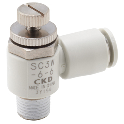 Speed Control Valve Elbow Type with Push-in Joint SC3W Series