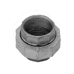 CK Fittings - Screw-in Type Malleable Cast Iron Pipe Fitting - Union U-20-C