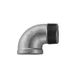 CK Fittings - Screw-in Type Malleable Cast Iron Pipe Fitting - Unequal Diameter Female / Male Elbow (Street Elbow) SL-32-W