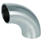 Joint for Sanitary Piping - 90° Long Elbow SMS Standards -