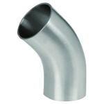 Joint for Sanitary Piping - 45° Short Elbow BPE Standards - DT8BS-15