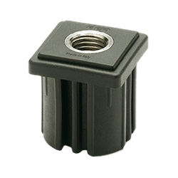 ND.Q - Square end-caps for tubes -heavy loads technopolymer