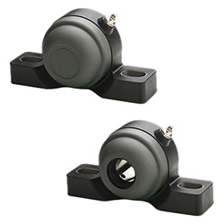 Bearing housings / T-shape / interference fit / lubrication port / deep groove ball bearing / UCP
