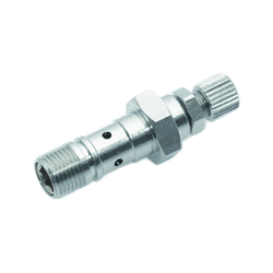 Functional Fittings, Screw For Flow Regulation With Nut And Regulating Spindle