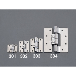 Torque hinges / spring opening / rolled / stainless steel / blank / EA951BY-304 / ESCO