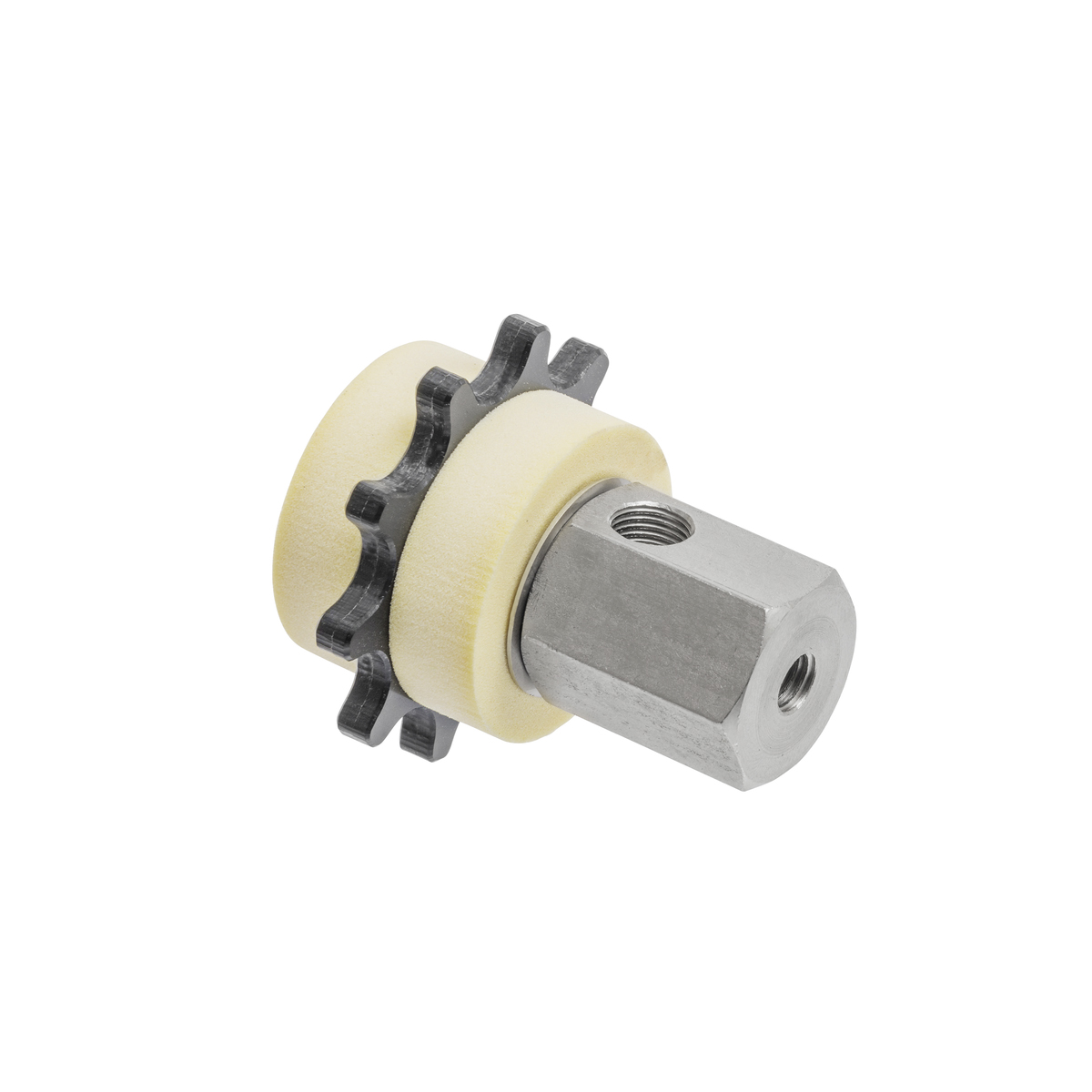 Chain Lubrication Pinion ARCALUB-X.CHAIN-PINION Series, Simplex Design, Radial Lubricant feed