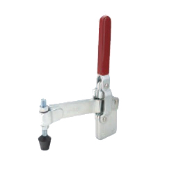 Toggle Clamp - Vertical Handle Type - Tip Inclined Solid Arm (Straight Base) GH-12320