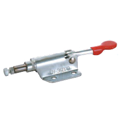 Toggle Clamp - Push-Pull - Flanged Base, Stroke 10 mm, Straight Handle, GH-36070