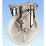 Stainless Steel Castors, Fixed (with Rotation Stopper) KABZtype Size 200 mm