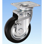 JB-Type Swivel Castors For Medium Loads (With Double Stopper) 130‑mm Size (Metal Fitting Only, No Wheel) JB-130