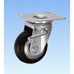 JB-Type Swivel Castors For Medium Loads (With Double Stopper) 75‑mm Size (Metal Fitting Only, No Wheel)