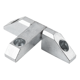 Block hinges with counterbore, long version (K1144)